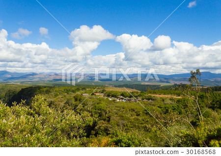 Blyde River Canyon from God's window viewpoint. Blyde River Canyon from God's window viewpoint. 30168568