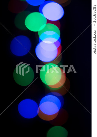abstract bokeh background from night light 30169285