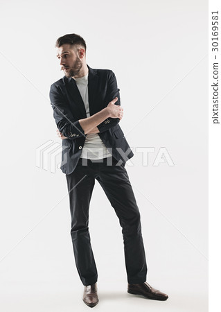 Portrait of stylish handsome young man 30169581