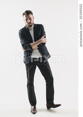 Portrait of stylish handsome young man 30169582