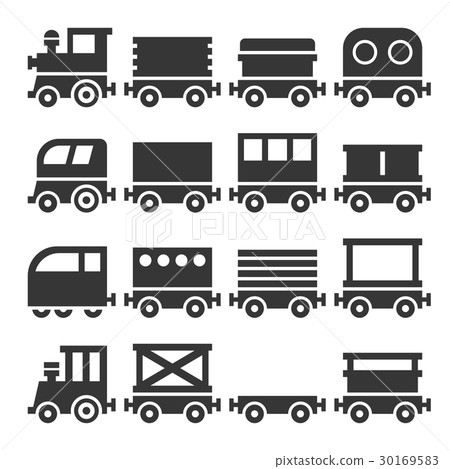 Train Icons Set 30169583