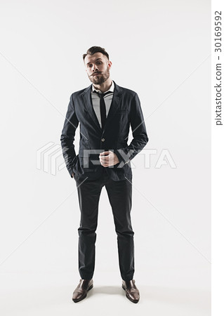 Portrait of stylish handsome young man Portrait of stylish handsome young man 30169592