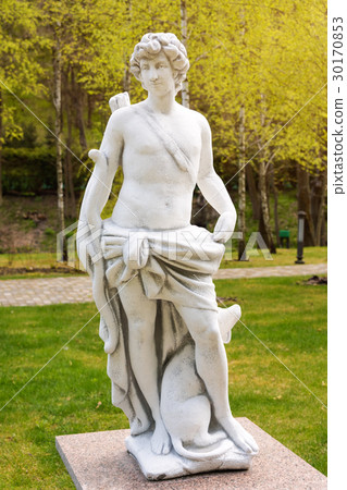 Sculpture in classic style. Statue of a man hunter Sculpture in classic style. Statue of a man hunter 30170853