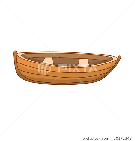 Cute colored boat. 30172348