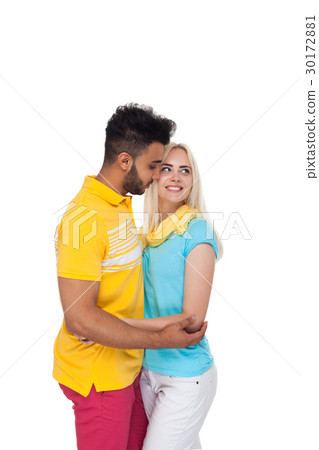 Beautiful Young Happy Couple Love Smiling Beautiful Young Happy Couple Love Smiling 30172881
