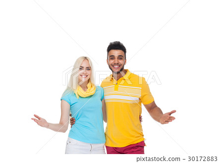 Beautiful Young Happy Couple Love Smiling Beautiful Young Happy Couple Love Smiling 30172883