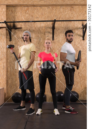 Sport Fitness People Group Crossfit Training 30173142