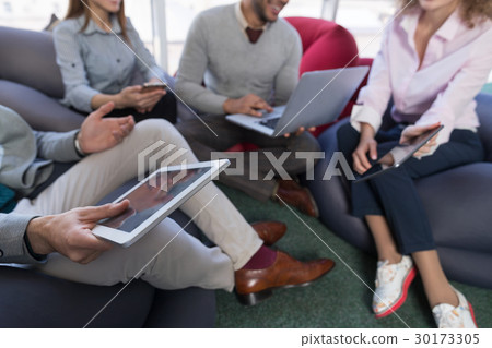 Businesspeople Group In Coworking Center Diverse Businesspeople Group In Coworking Center Diverse 30173305
