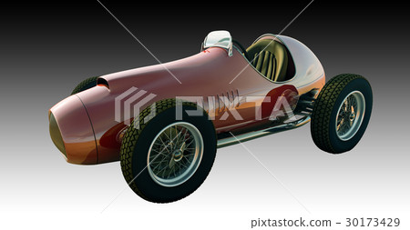 Racing car.3D render 30173429