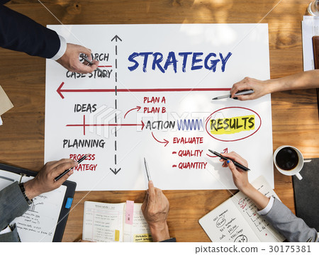 Target Achievement Goals Strategy Concept Target Achievement Goals Strategy Concept 30175381