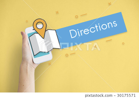 Travel Map Route Marker Location Icon Travel Map Route Marker Location Icon 30175571