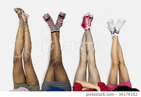 Girls Fashion Casual Style Concept Girls Fashion Casual Style Concept 30176182