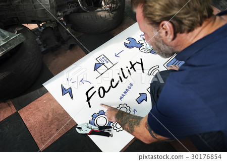 Facility Equipment Maintain Manage Concept Facility Equipment Maintain Manage Concept 30176854