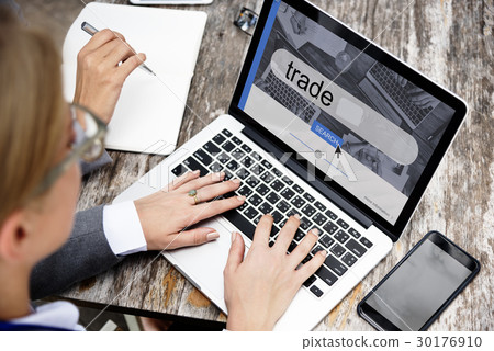 Stock Market Finance Business Concept 30176910