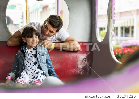 Family Holiday Vacation Amusement Park Togetherness Family Holiday Vacation Amusement Park Togetherness 30177229