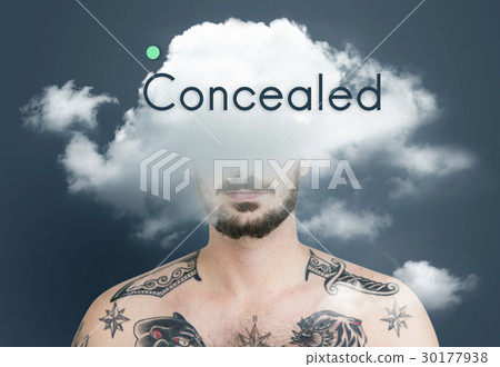 Cloud Hidden Dilemma Depression Bliss 30177938