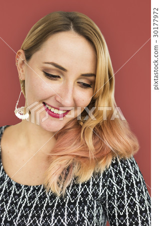 Woman Young Casual Cheeful Portrait Concept 30177972