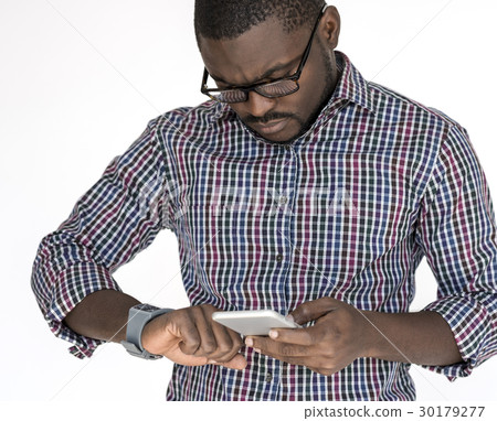 MAn Setting Watch Instrument of Time Synchronize Mobile Phone 30179277