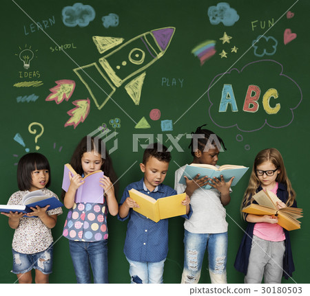 Happiness group of cute and adorable children education Happiness group of cute and adorable children education 30180503