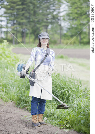 修剪草坪割草 30180607