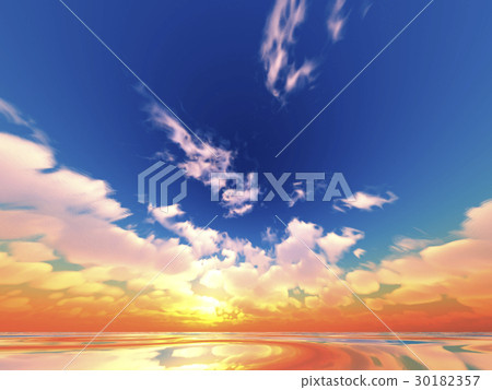 Wind and clouds with the sea Wind and clouds with the sea 30182357