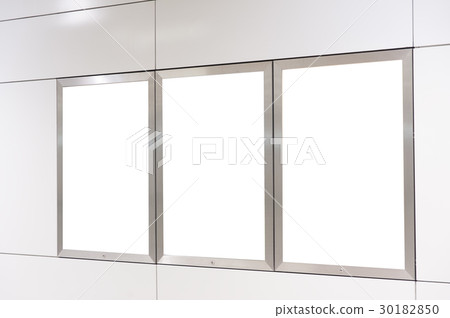 Empty White Billboard 30182850