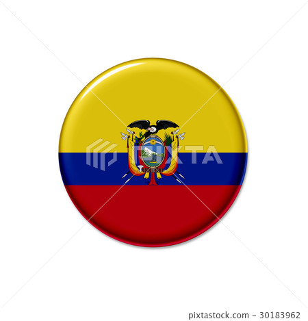 Can badge national flag icon Ecuador 30183962