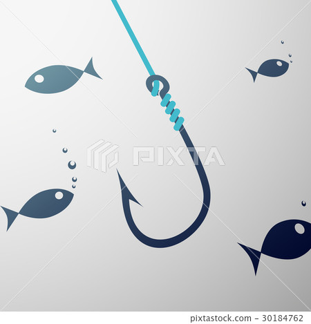 Fishhook. Stock illustration. Fishhook. Stock illustration. 30184762