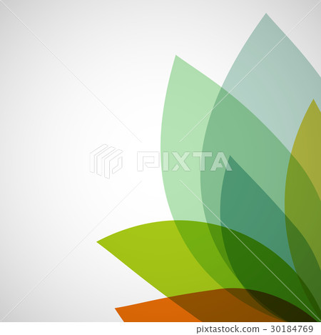 Abstract background of transparent leaves. 30184769