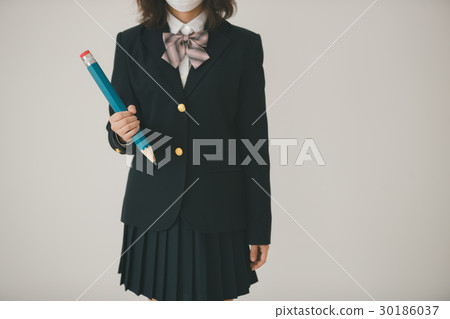 high school girl, faceless, high school student 30186037