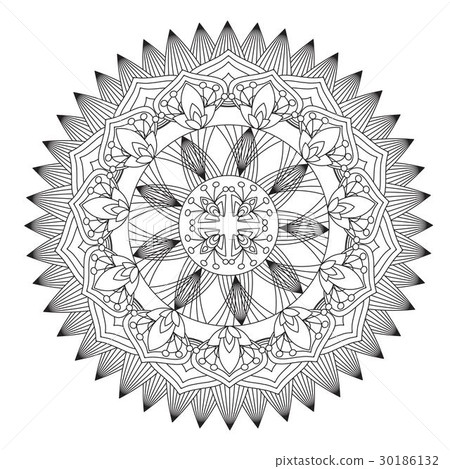 Flower Mandala vector illustration 30186132