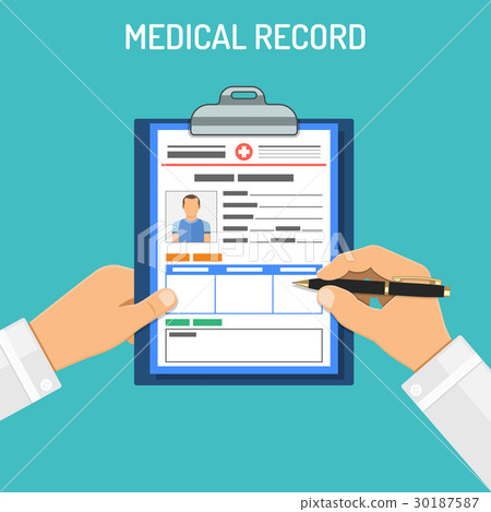Medical record concept 30187587