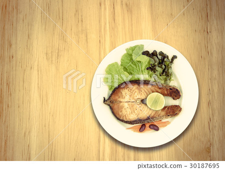 Salmon steak 30187695