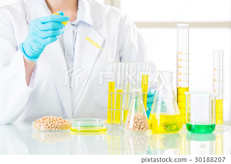 Asian female scientist drop to do genetic 30188207