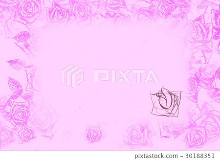 Rose flower postcard, one point, no frame 30188351