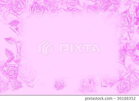 Rose flower postcard, smoke frame 30188352