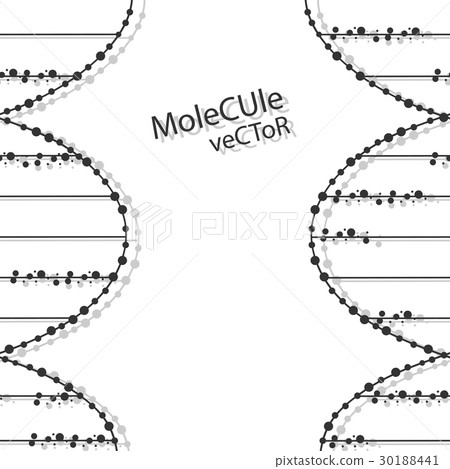 Structure molecule and communication Dna, atom 30188441