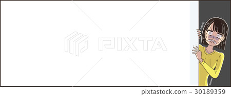 Shocked woman (with text space) Shocked woman (with text space) 30189359