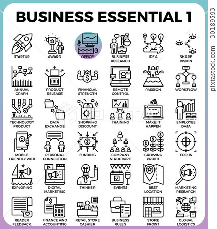 Business Essential icons 30189593