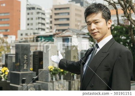 a visit to a grave  30191151