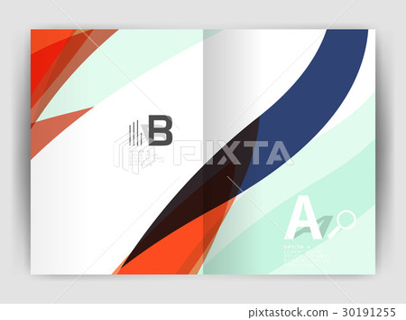Wave design business brochure or annual report Wave design business brochure or annual report 30191255