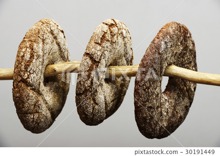 three finnish round rye bread 30191449