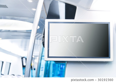 LCD Screen announcement on public transportation 30191560