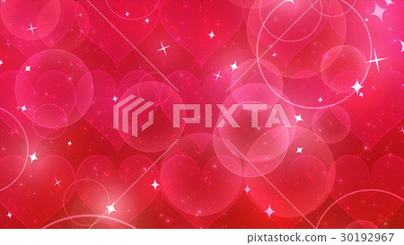 Heart and sparkling background 30192967