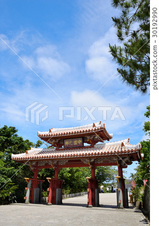 日本100首裡Shurijo城堡門 日本100首裡Shurijo城堡門 30192990