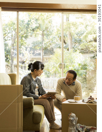 照片老式的老夫婦 30193041