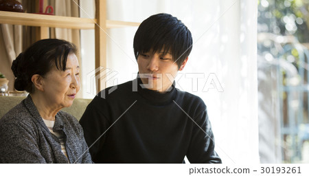 Grandmother and photographer grandson 30193261