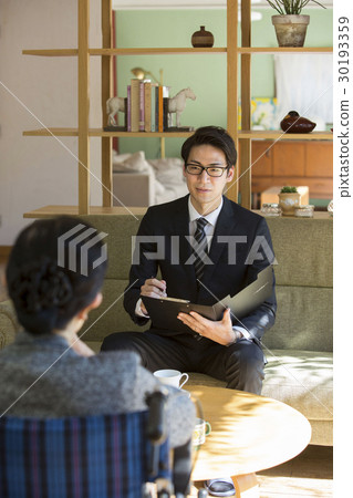 Renovation suggestion businessmen 30193359