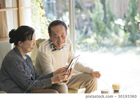 照片老式的老夫婦 30193360