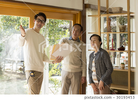 Senior renovation meeting architect 30193453